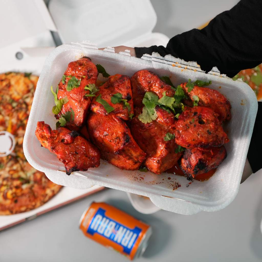 Sizzling Tandoori Chicken served at Paprikas Nicos Indian takeaway in Johnstone