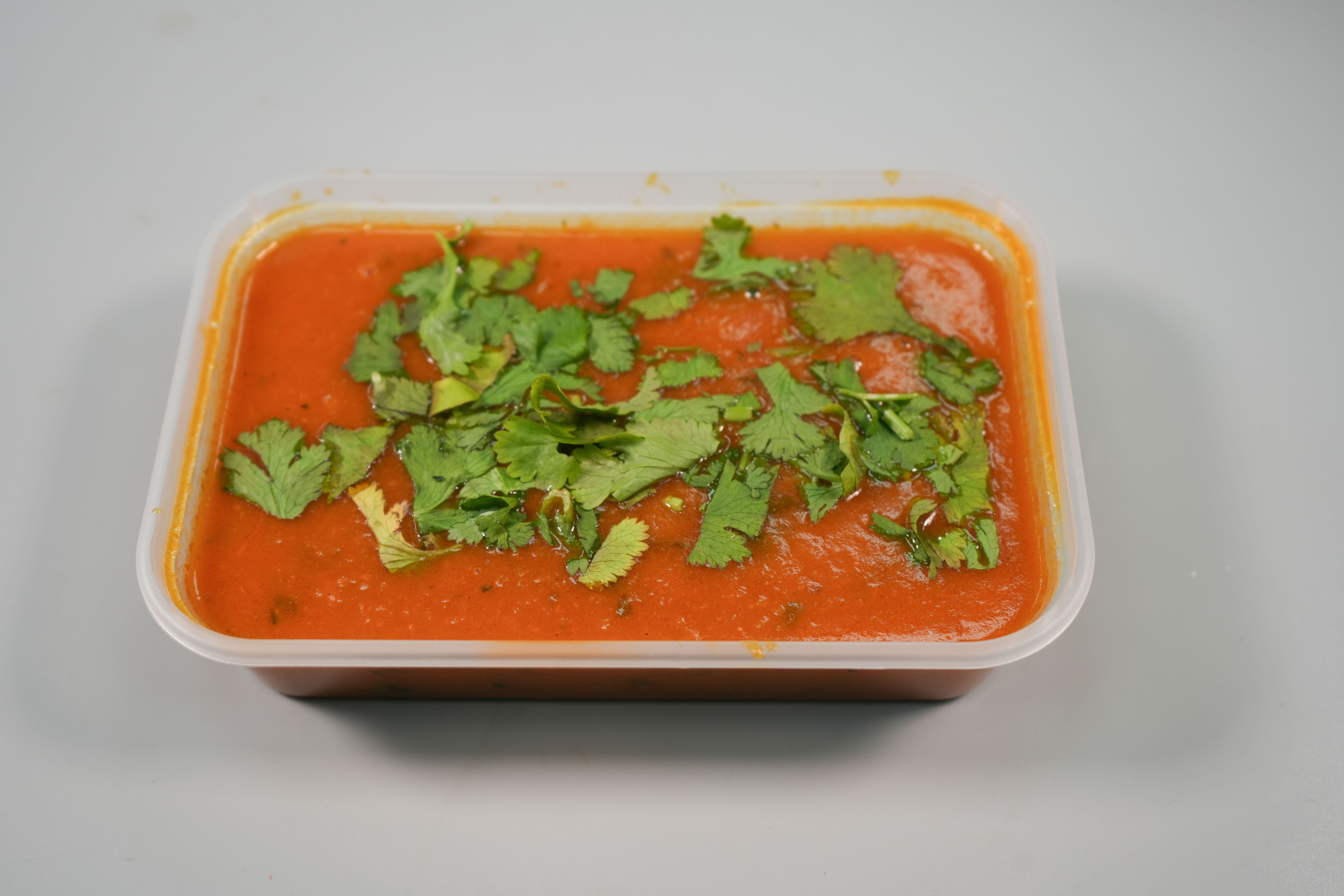 a classic curry dish served at Paprikas Nicos takeaway in Johnstone